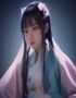 奇幻异世界言情涩涩漫画封面，魔法阵中女主角与神秘精灵王的命运相遇