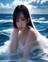日系治愈系涩涩漫画封面，午后阳光下咖啡馆里少女读书的温柔画面
