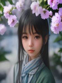 清新校园风格涩涩漫画封面，粉色调少女与樱花树下的暧昧瞬间，光线柔和温暖